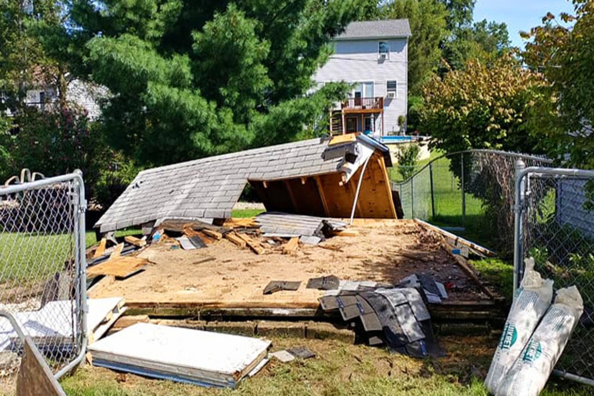 Shed Demolition and Removal in Garwood NJ Junk Removal in Garwood NJ by Junk Be Gone in Central NJ