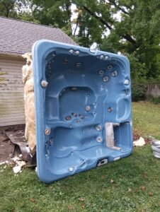 residential same day hot tub junk removal by junk be gone