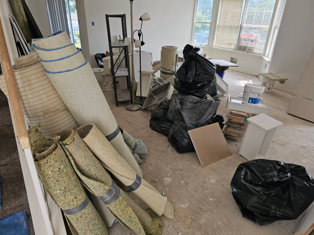 construction debris rmoval junk removal services in Atlantic Highlands NJ by junk be gone in central NJ