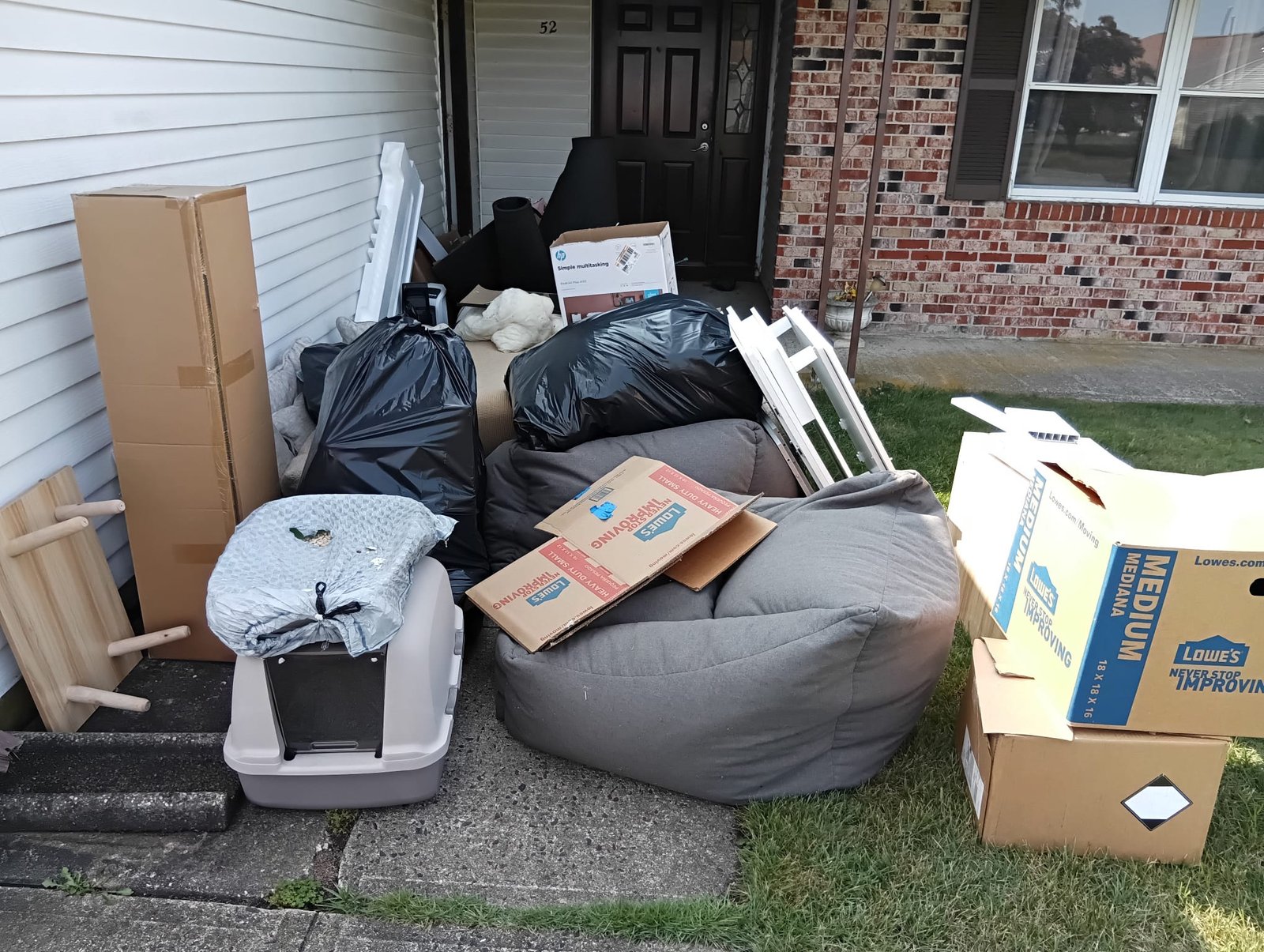 residential estate cleanout by junk be gone