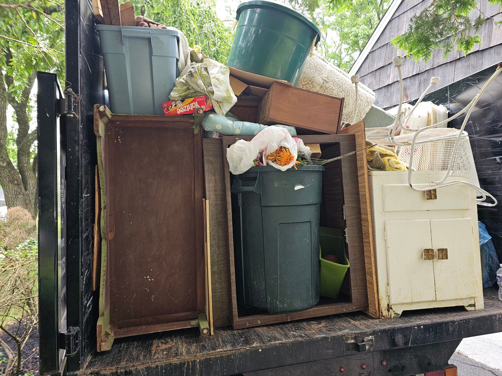 before the full basement cleanout
