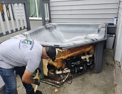 hot tub removal in central NJ by junk be gone